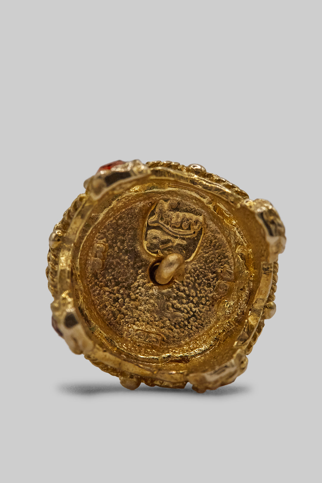 The Ornate Victorian Mantle Clock of the Fireplace Charm (375 9ct gold, made in 1961)