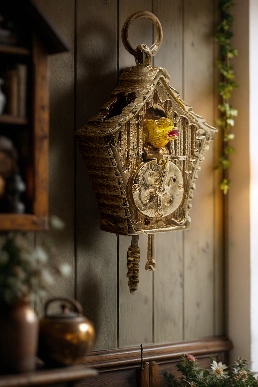 The Articulated Crazy Cuckoo Clock (9ct 375 gold, made in 1972)