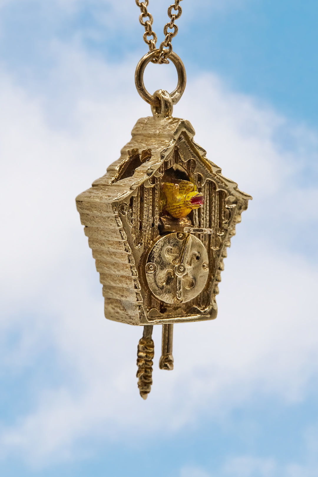 The Articulated Crazy Cuckoo Clock (9ct 375 gold, made in 1972)