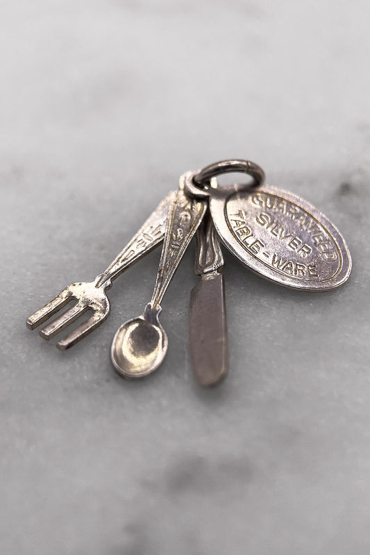 The Charming Fine Dining Cutlery Set Vintage Charm (925 Sterling Silver, made circa 1950 - 1970)