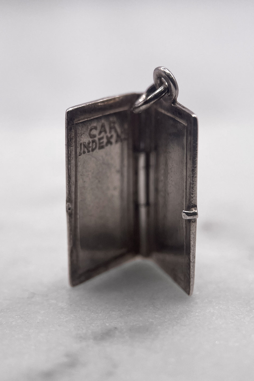 The Opening Drivers License of Freedom Vintage Charm (925 Sterling Silver, made circa 1950 - 1970)
