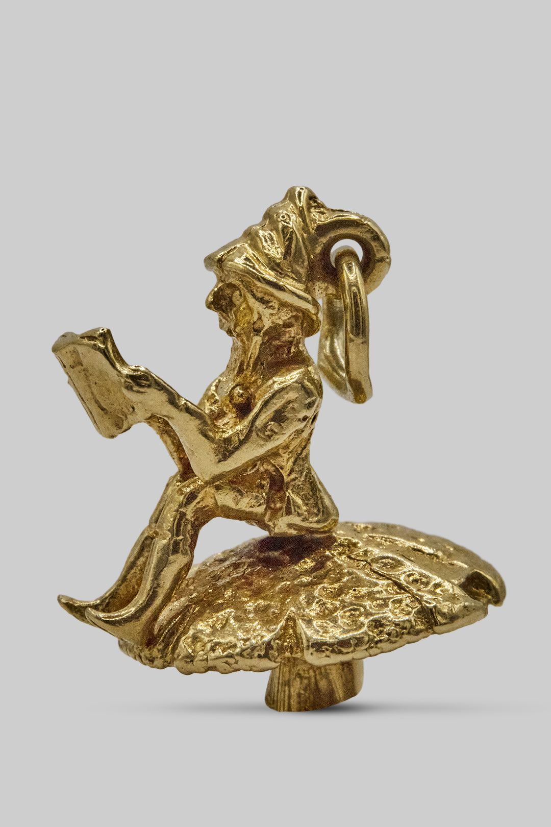 The Enchanted Toadstool Elf Charm (375, 9ct gold made in the 1960s)