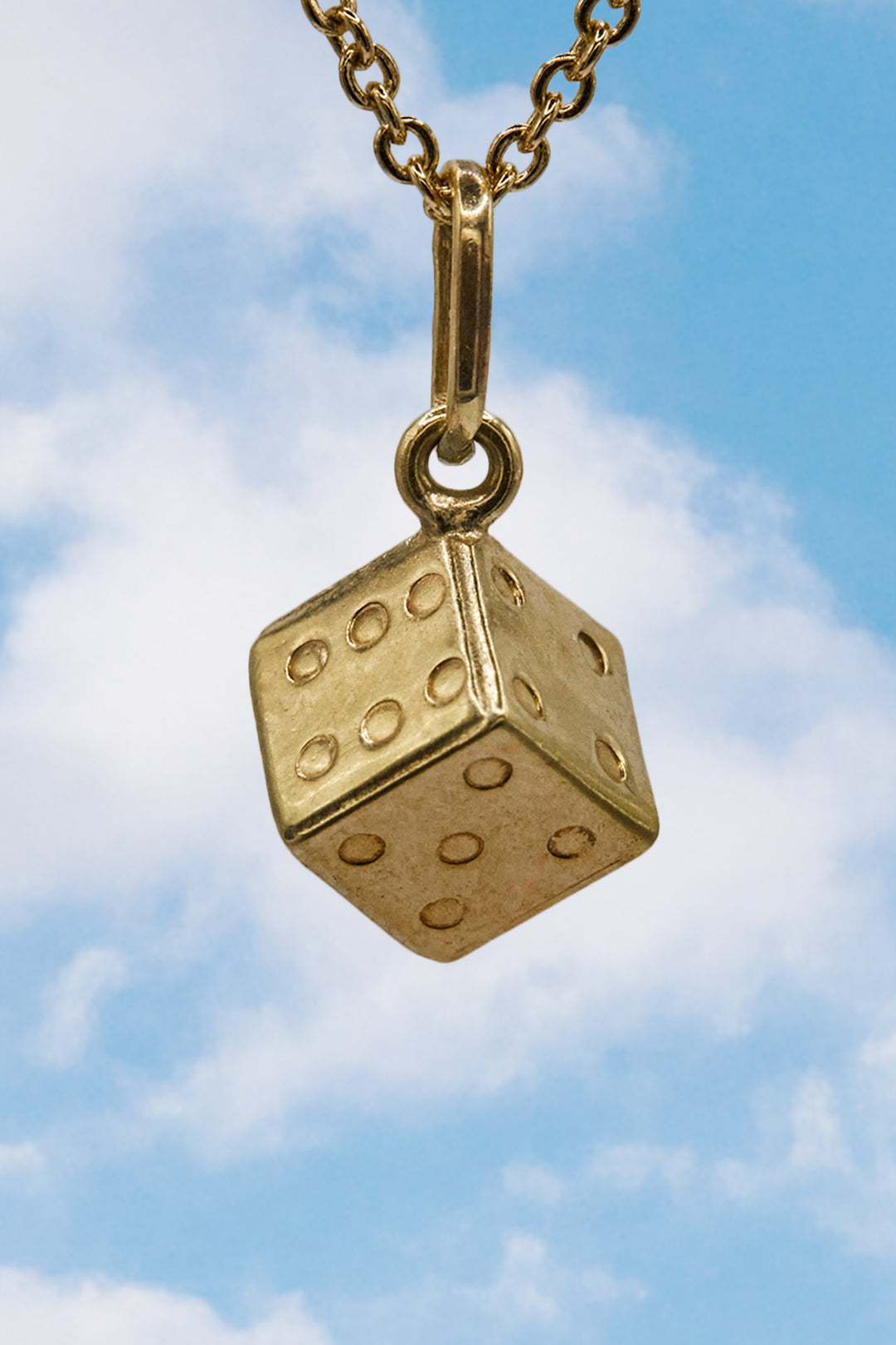 The Golden Lucky Dice Charm (9ct 375 Gold)