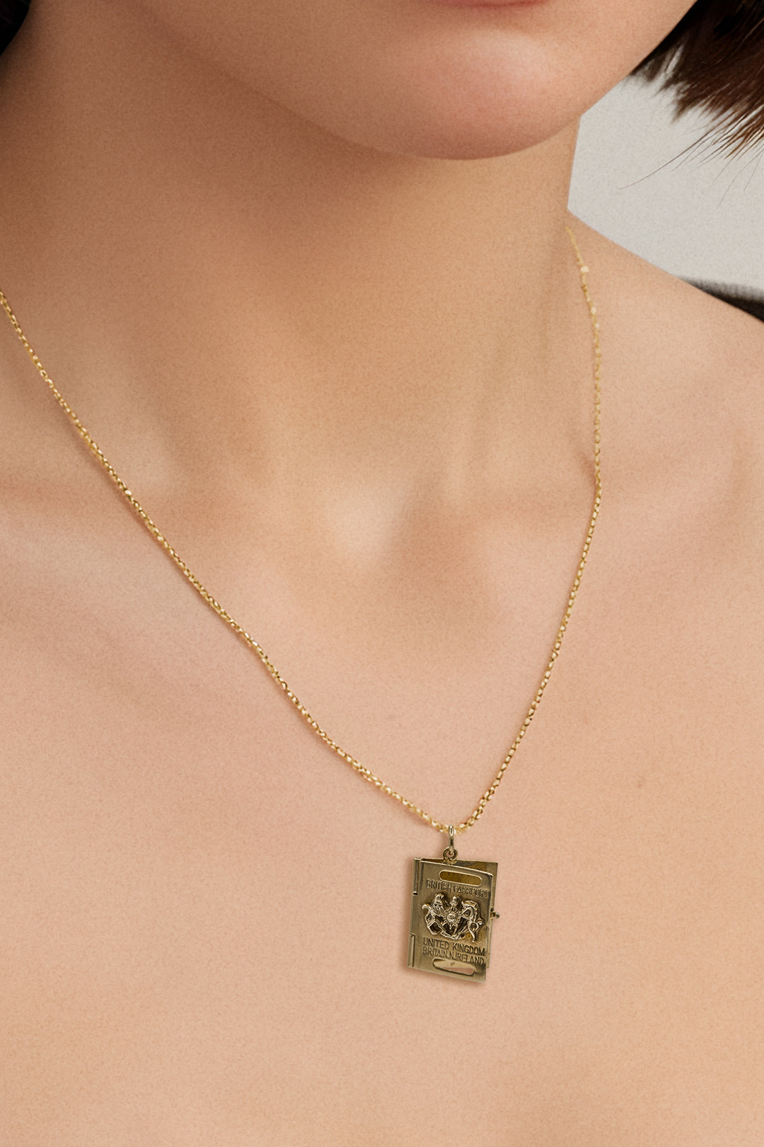 The Golden International Passport Charm (375 9ct gold, made in 1972 by Georg Jensen)