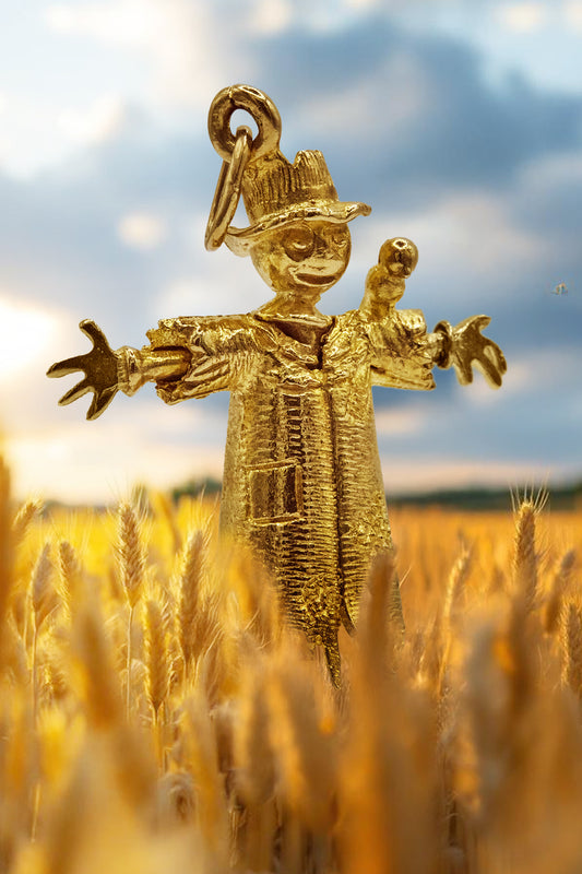 The Articulated Guardian Scarecrow Charm (375, 9ct gold made in 1972)
