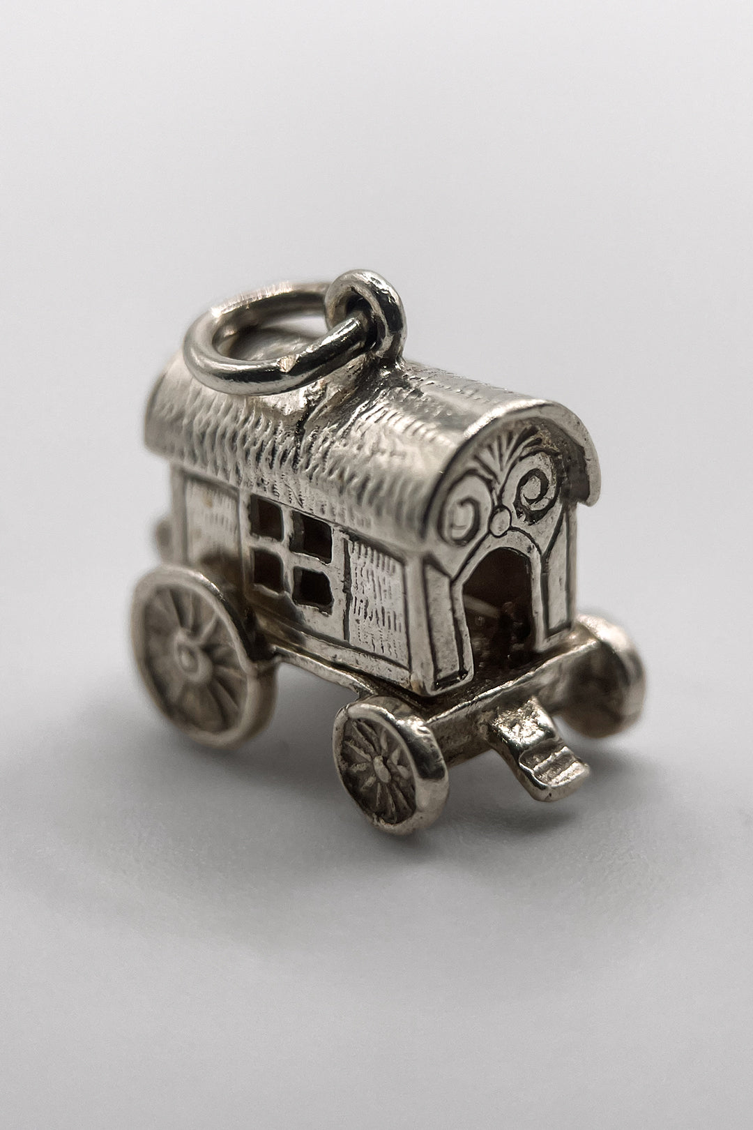 The Mysterious Fortune Teller of the Circus Opening Vintage Charm (925 Sterling Silver made c 1950s - 1970s)