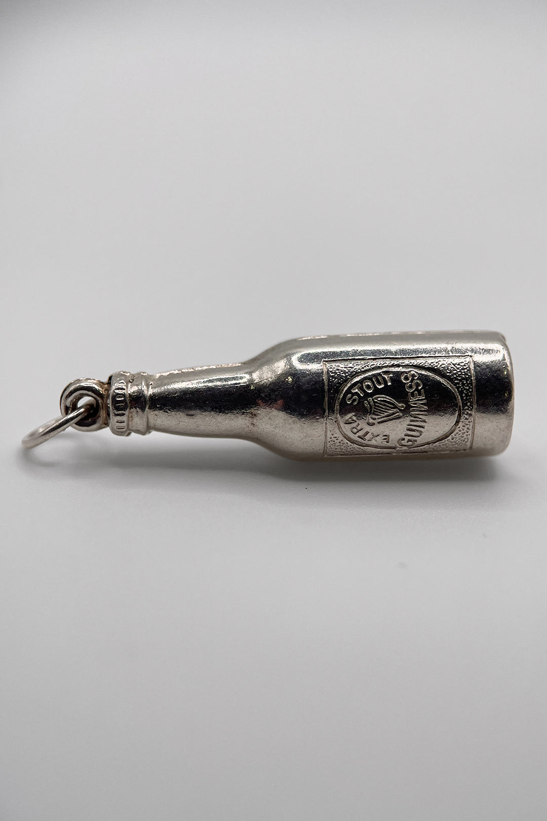 The Drunken Guinness Bottle Vintage Charm (925 Sterling Silver made 1950s - 1970s)