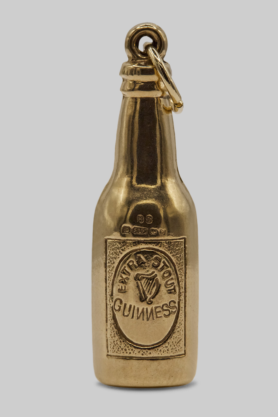The Irish Golden Guinness Bottle Charm (375 9ct gold made in 1979)