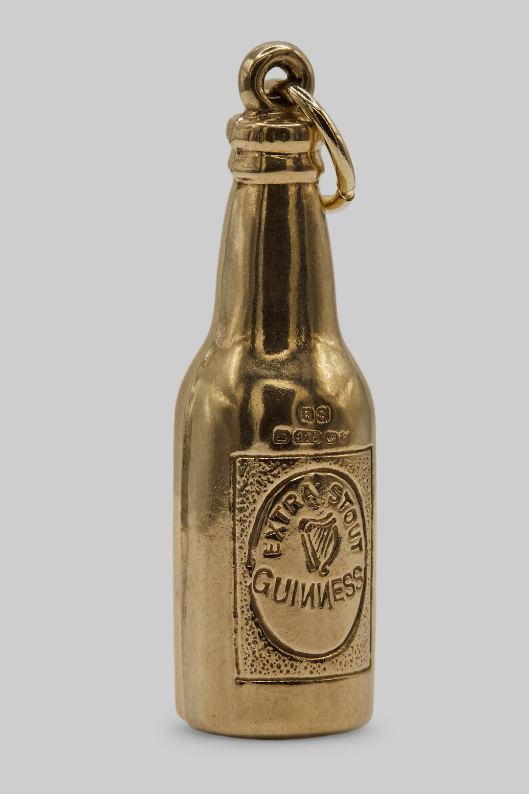 The Irish Golden Guinness Bottle Charm (375 9ct gold made in 1979)