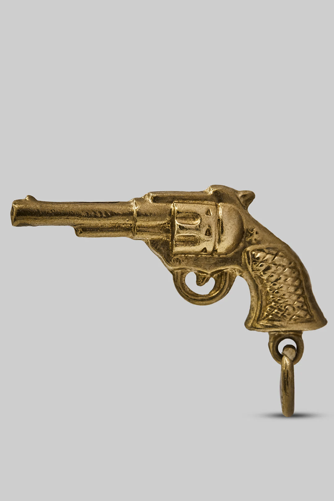 The Dangerous Golden Revolver Charm (9ct 375 Gold c 1960)