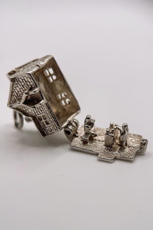 The Opening Family House Vintage Charm (925 Sterling Silver made c 1950s - 1970s)