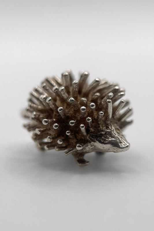The Adventerous Hedgehog of the Fairytale Forest 925 Sterling Silver made c 1950s - 1970s)