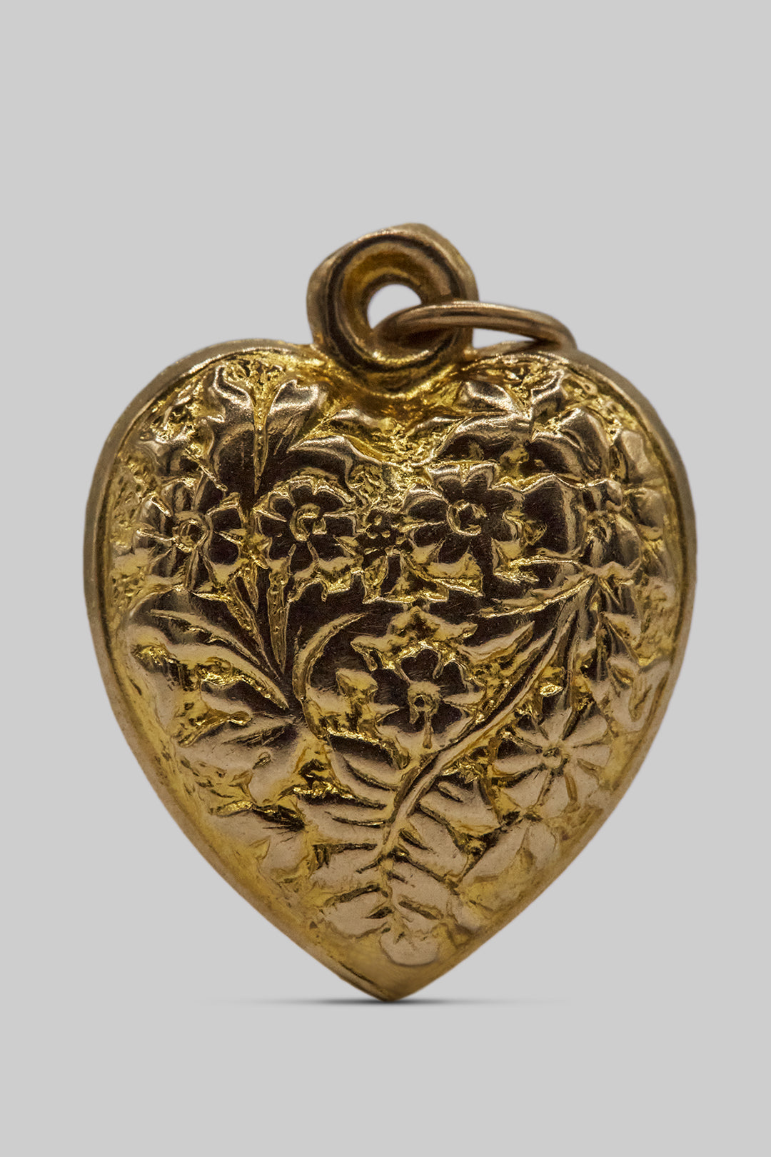 The Blossoming Wildflower Heart Charm (375 9ct gold made in 1972)