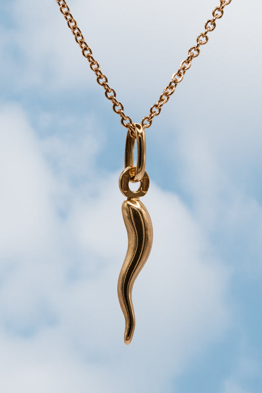 9ct 375 Gold Vintage Horn of Plenty Charm