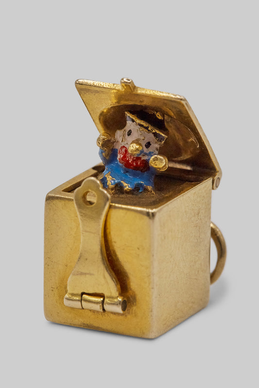 The Childhood Jack in the Box Charm (375 9ct gold, made by Georg Jensen in 1961)