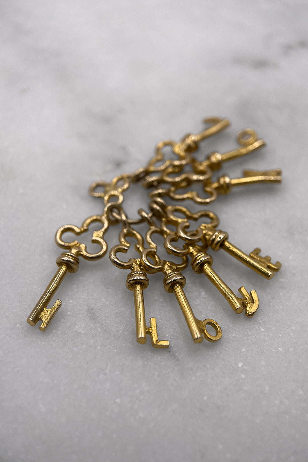 The Golden "I Love You" Keys of Adornment Vintage Charm (375 9ct gold, made in 1973)