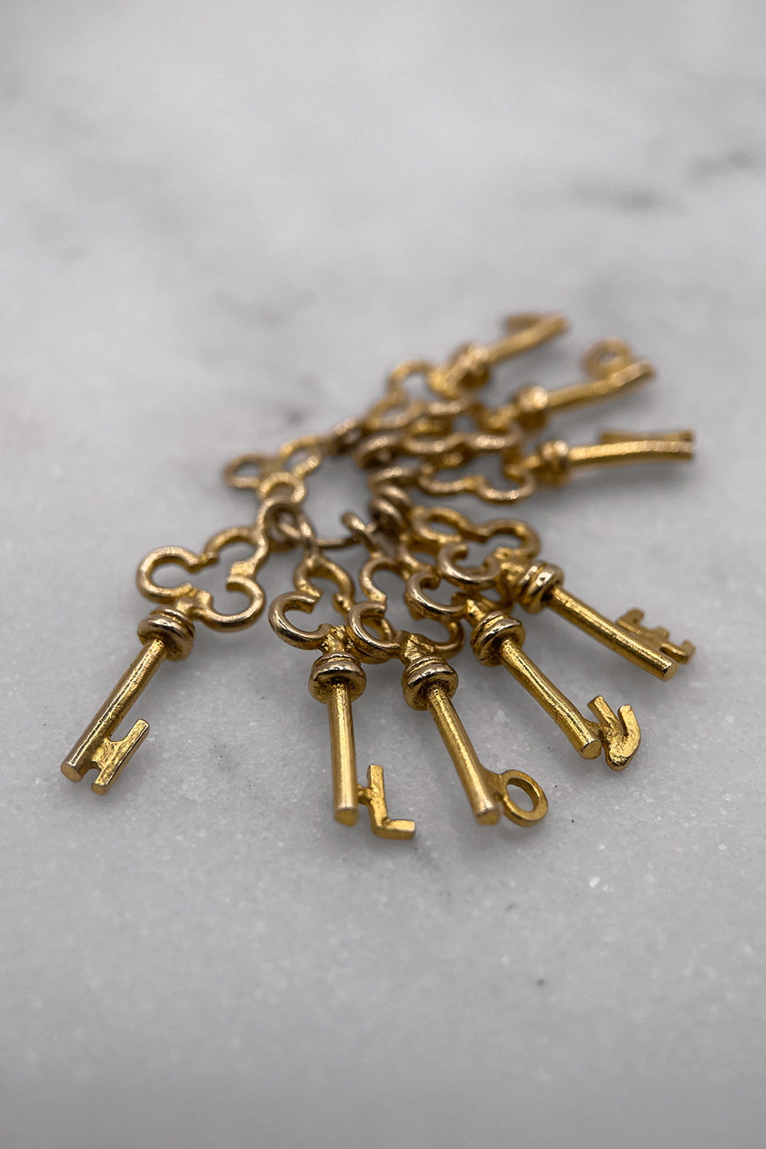The Golden "I Love You" Keys of Adornment Vintage Charm (375 9ct gold, made in 1973)