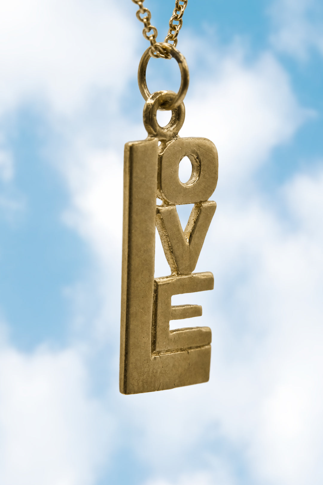 The Golden Loud LOVE charm (375 9ct gold, made in 1977)