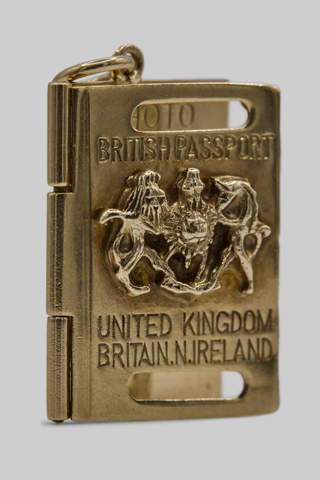 The Golden International Passport Charm (375 9ct gold, made in 1972 by Georg Jensen)