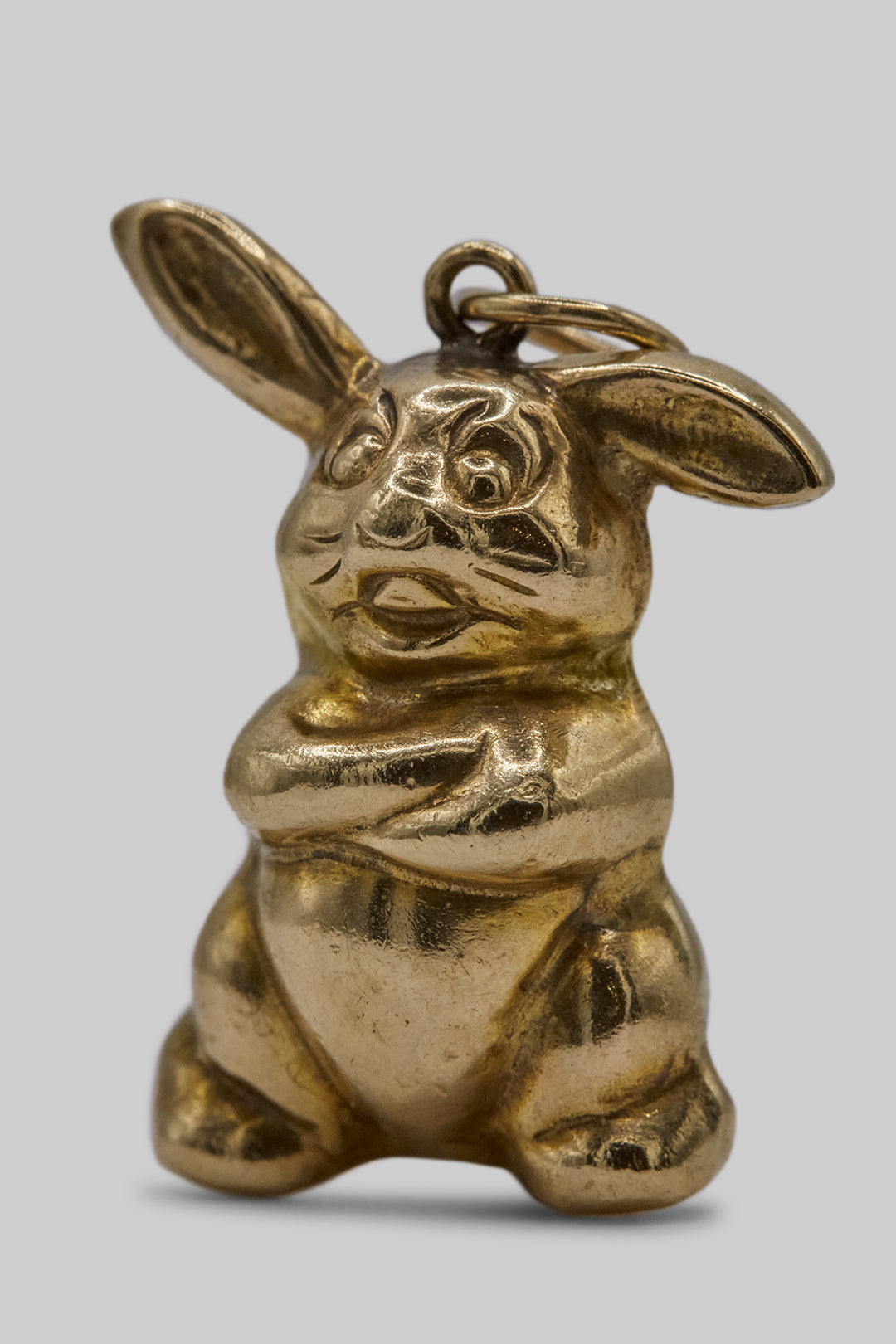 The Golden Cheeky Bunny Rabbit Charm (375, 9ct gold made in 1965 by Georg Jensen) (Copy)