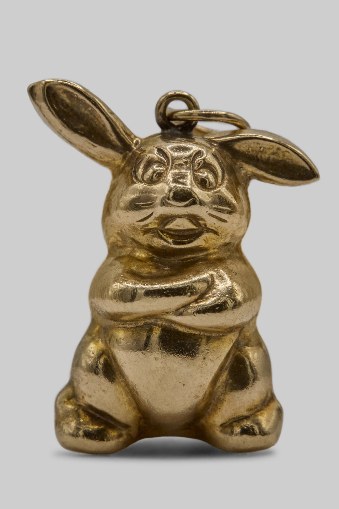 The Golden Cheeky Bunny Rabbit Charm (375, 9ct gold made in 1965 by Georg Jensen) (Copy)