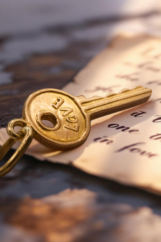 The Golden Key to Love Charm (18ct 750 Vintage Gold)