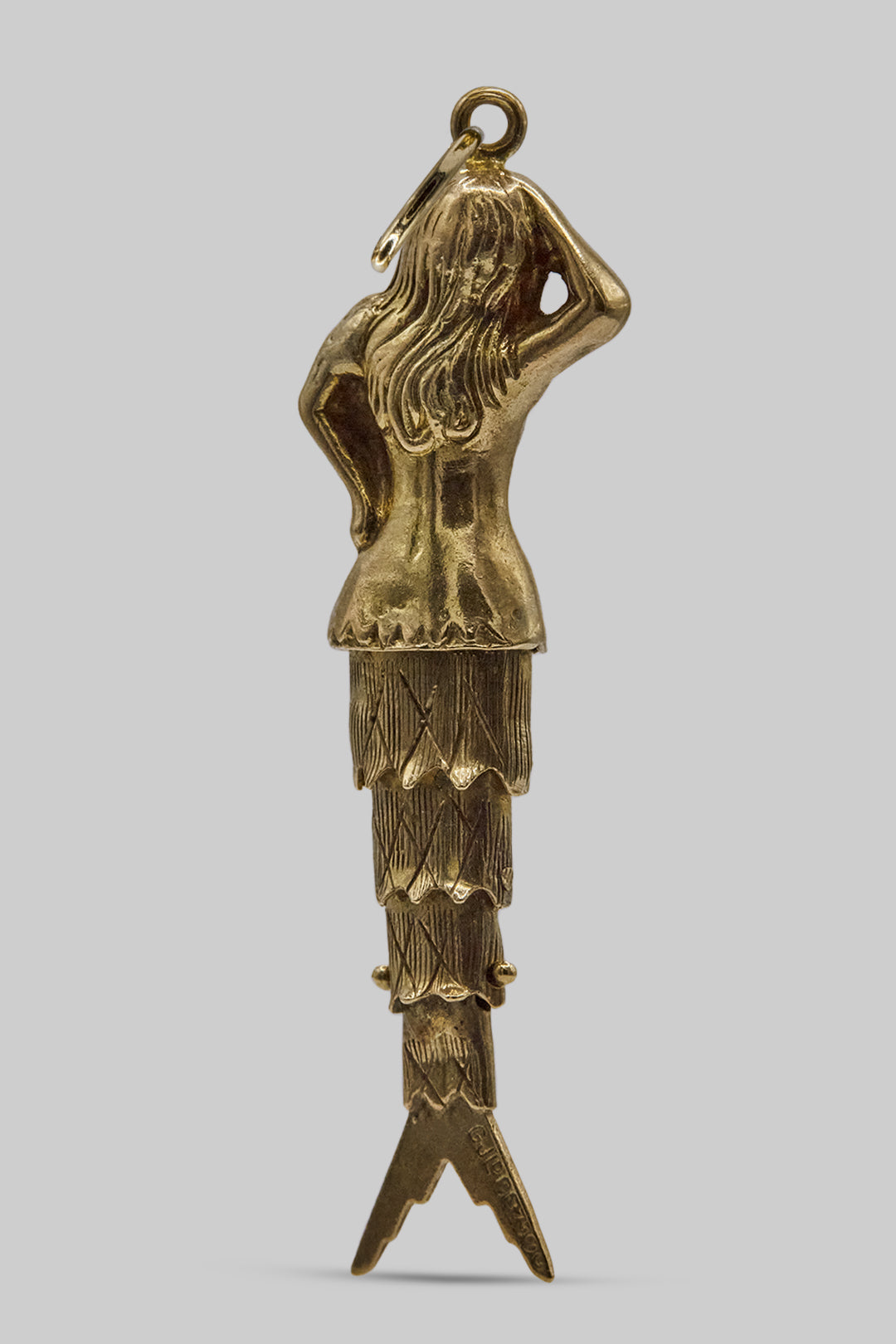 The Articulated Mermaid of the Lagoon (375 9ct gold, made in 1965 by Georg Jensen)