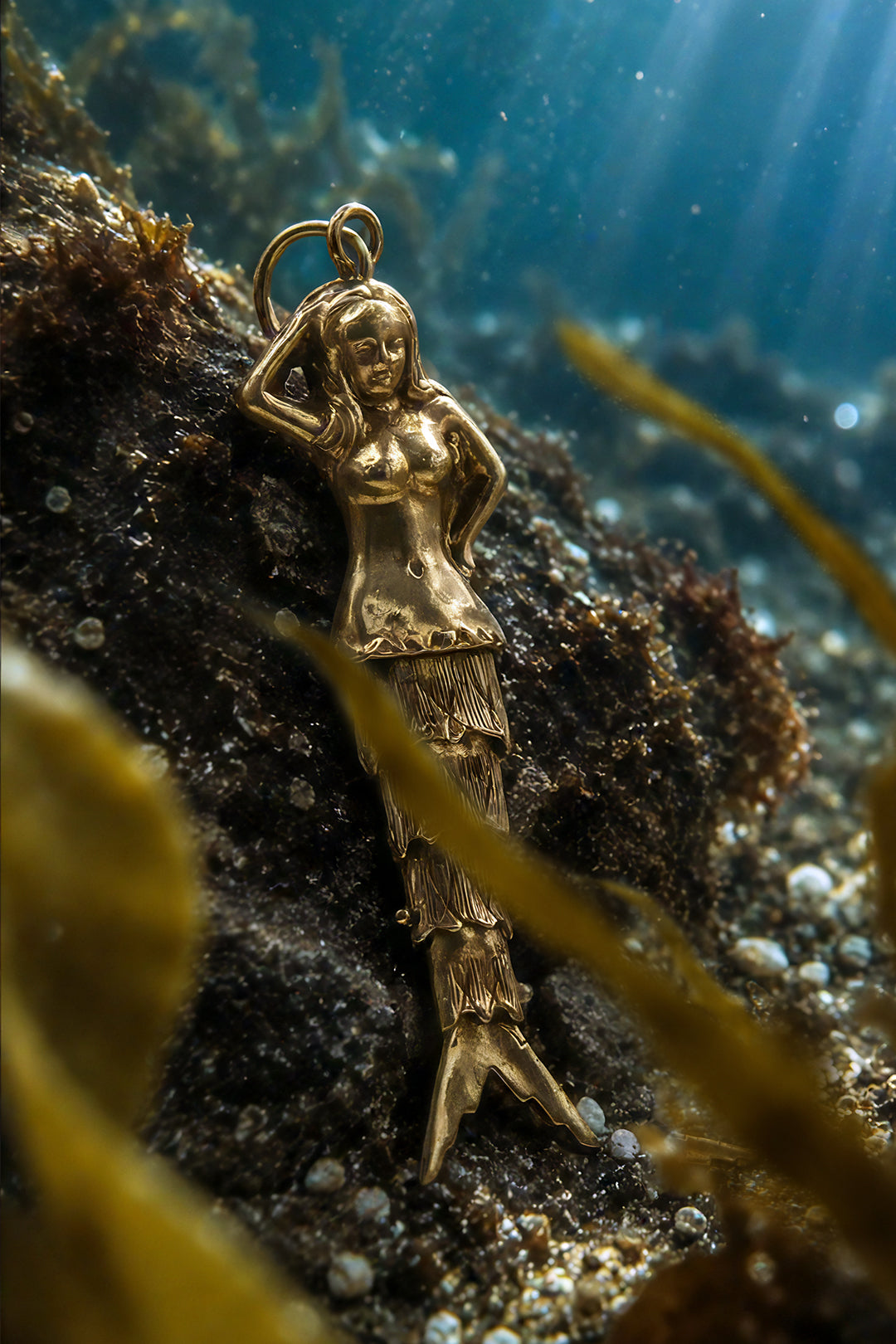 The Articulated Mermaid of the Lagoon (375 9ct gold, made in 1965 by Georg Jensen)