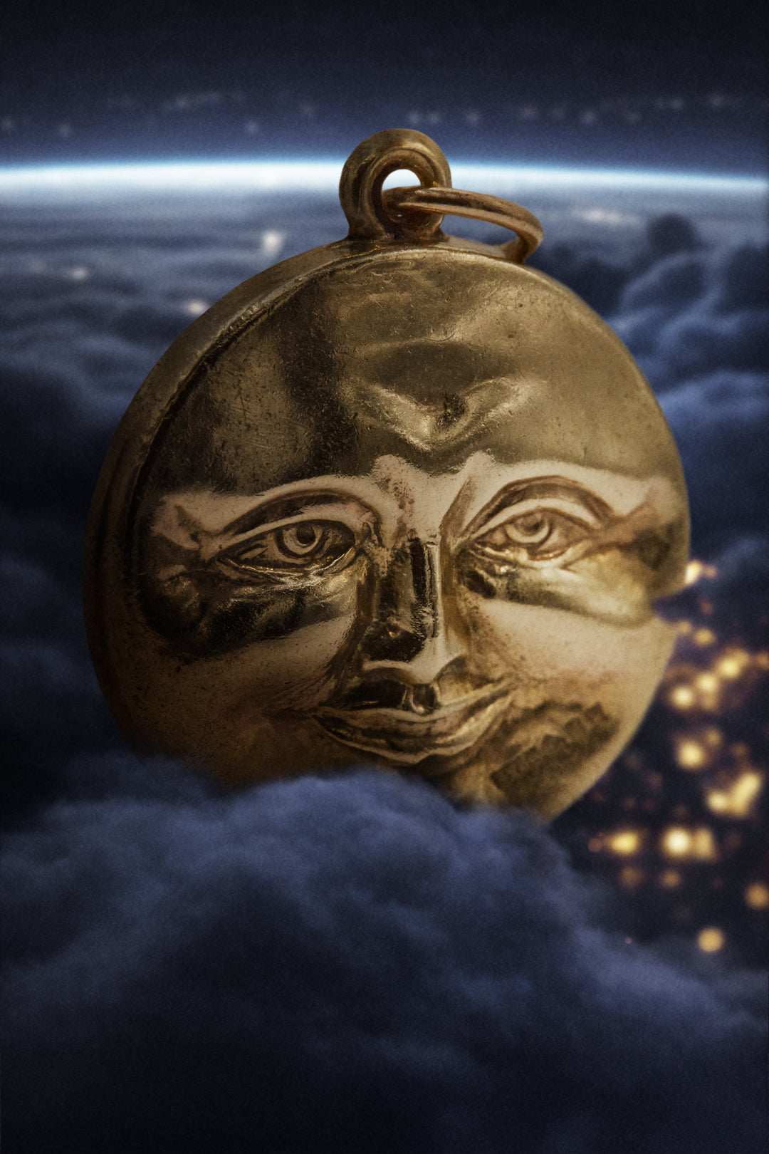 The Moon of Joy and Sorrow Charm (375, 9ct gold made in 1928)