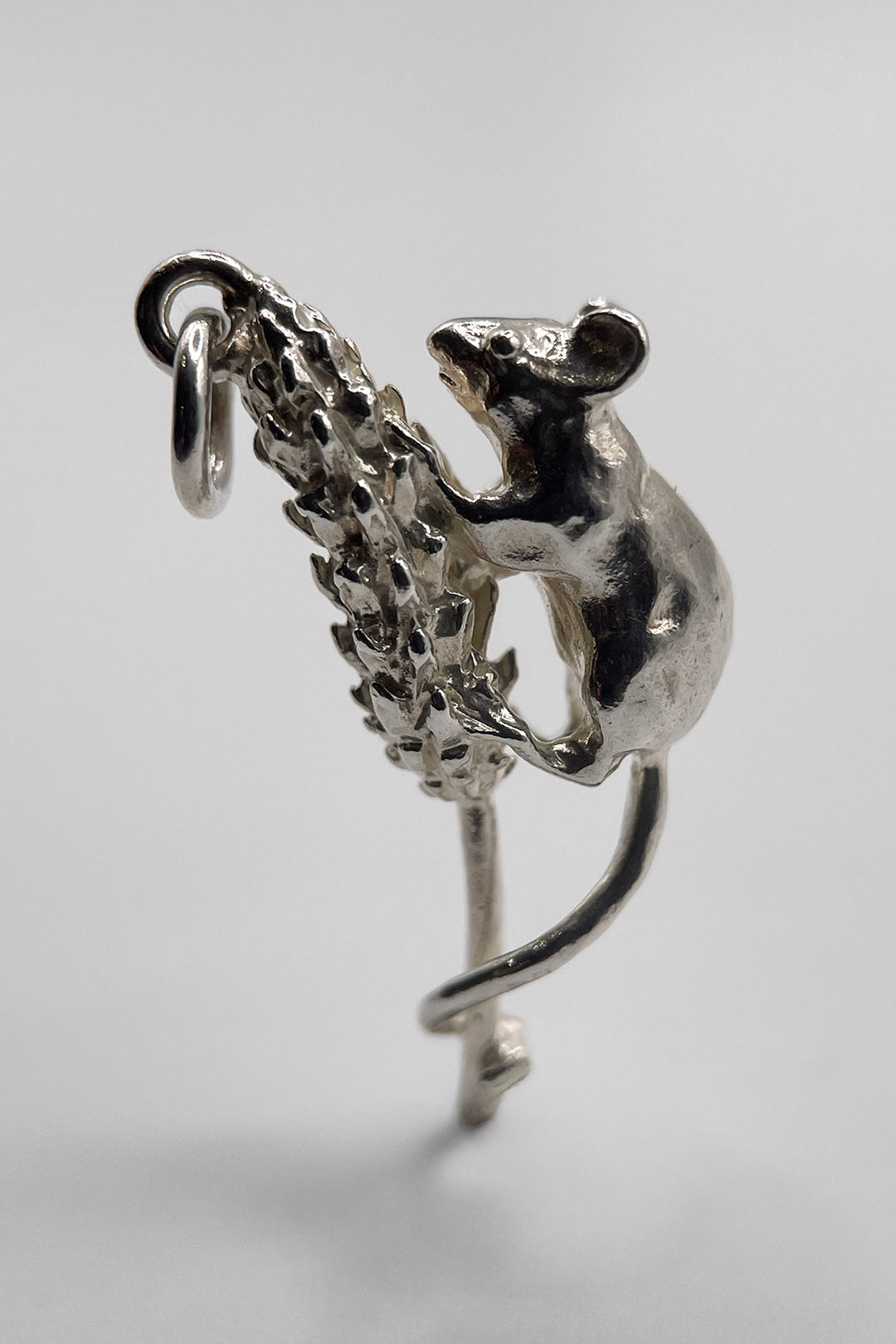 The Hungry Mouse of the Wheat Farm (925 Sterling Silver made c 1950 - 1970)