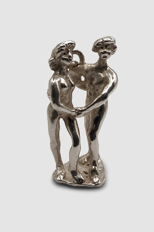 The Divine Adam & Eve Vintage Charm (925 Sterling Silver)