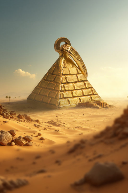 The Pharaoh’s Golden Pyramid Charm (375 9ct Gold)