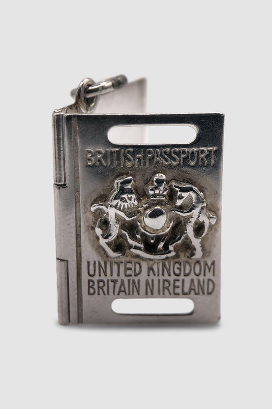 The Opening International Passport Vintage Charm (925 Sterling Silver)