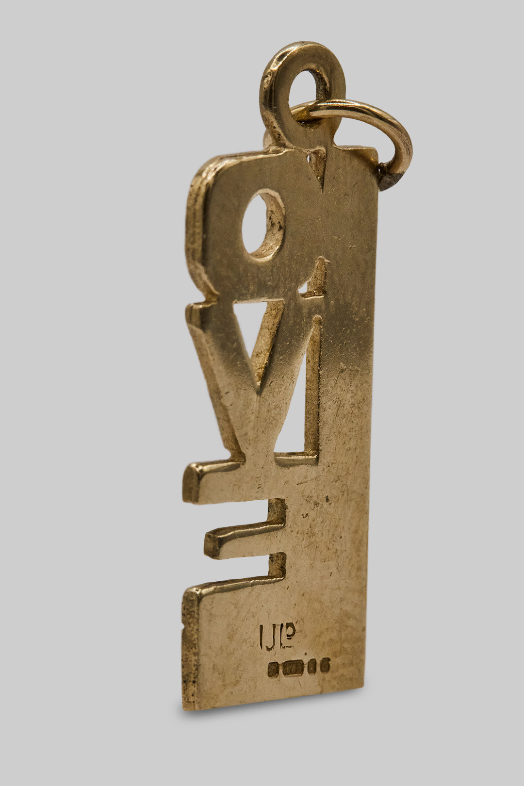 The Golden Loud LOVE charm (375 9ct gold, made in 1977)