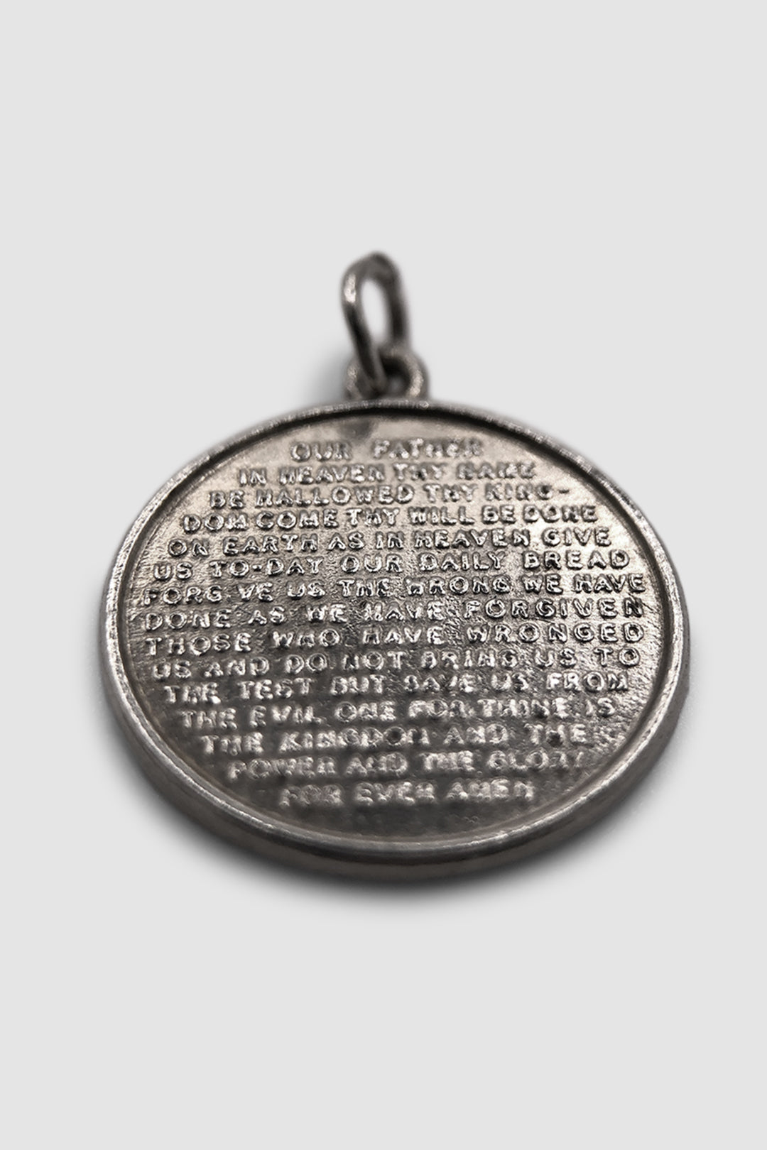 The Holy Lords Prayer Vintage Charm (925 Sterling Silver)