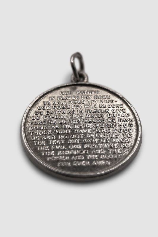 The Holy Lords Prayer Vintage Charm (925 Sterling Silver)