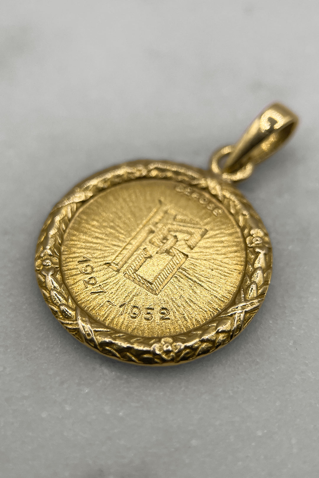 The Highly Sought After French "Qu'hier Que Demain" Augis Vintage Charm (750 18ct gold, made in the 1950s)