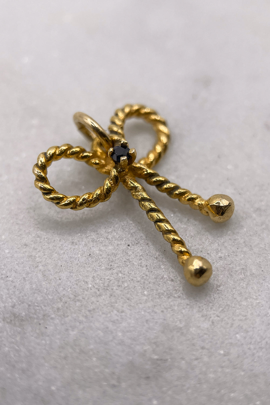 The Golden Ribbon of Grace Charm (375 9ct gold, made in 1977)