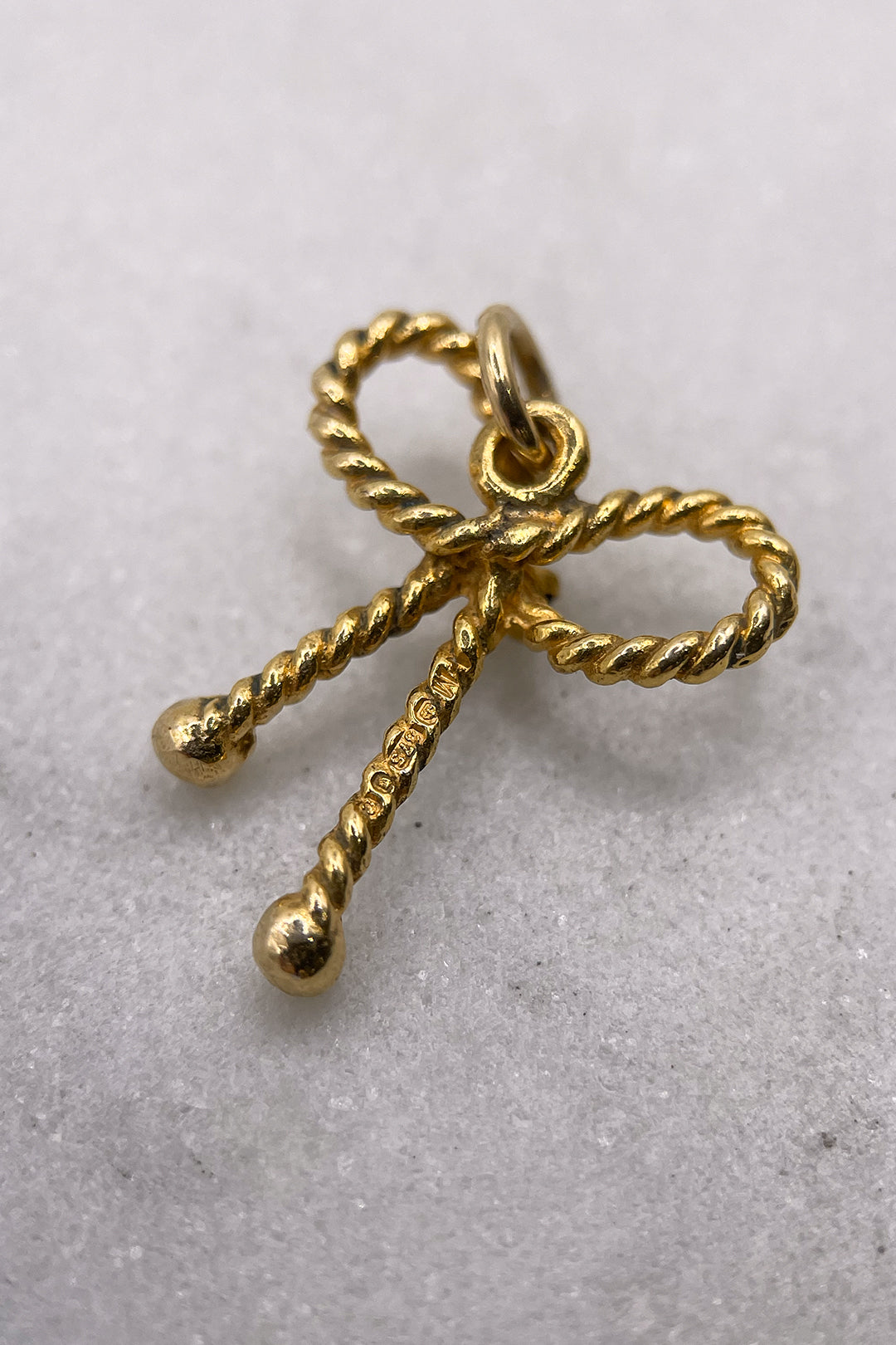 The Golden Ribbon of Grace Charm (375 9ct gold, made in 1977)