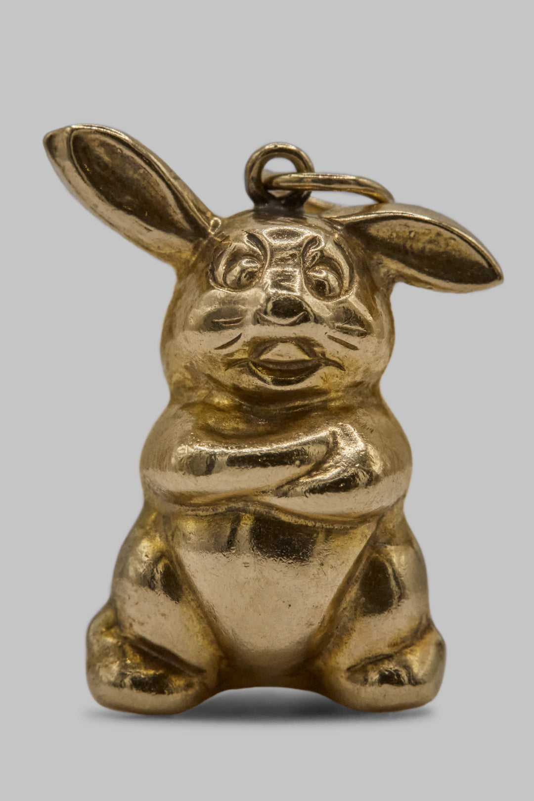 The Golden Cheeky Bunny Rabbit Charm (375, 9ct gold made in 1965 by Georg Jensen)
