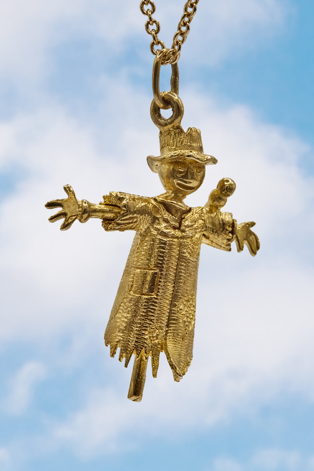 The Articulated Guardian Scarecrow Charm (375, 9ct gold made in 1972)