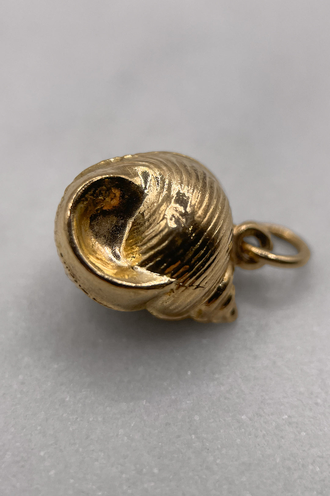 The Golden Seashell of the Tides Charm (375 9ct gold, made in 1976)