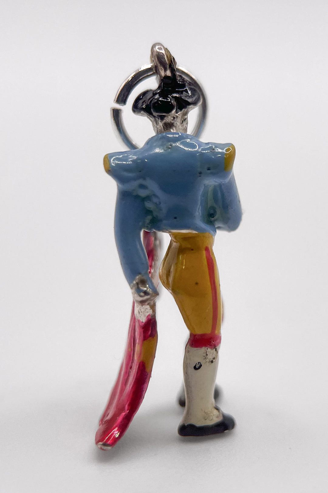 The Brave Spanish Bullfighter of the Bullring Vintage Charm (925 Sterling Silver made c 1950s - 1970s)