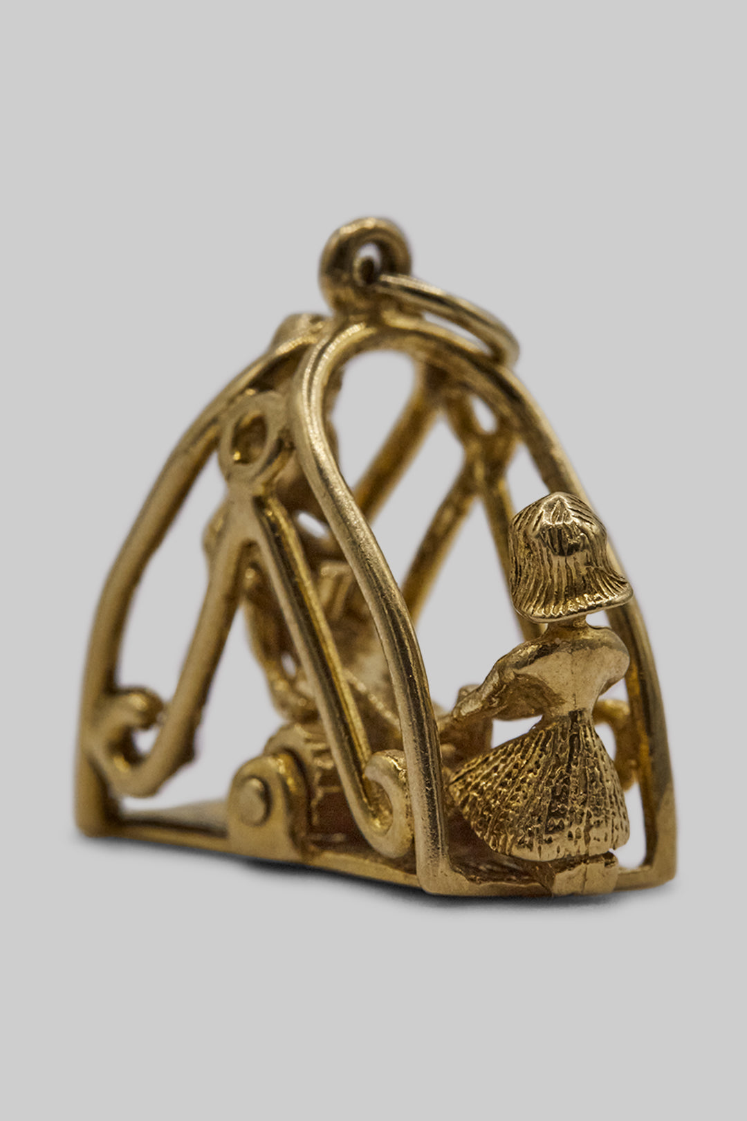 The Golden Lovers’ See-Saw Charm (375 9ct gold, made in 1970)