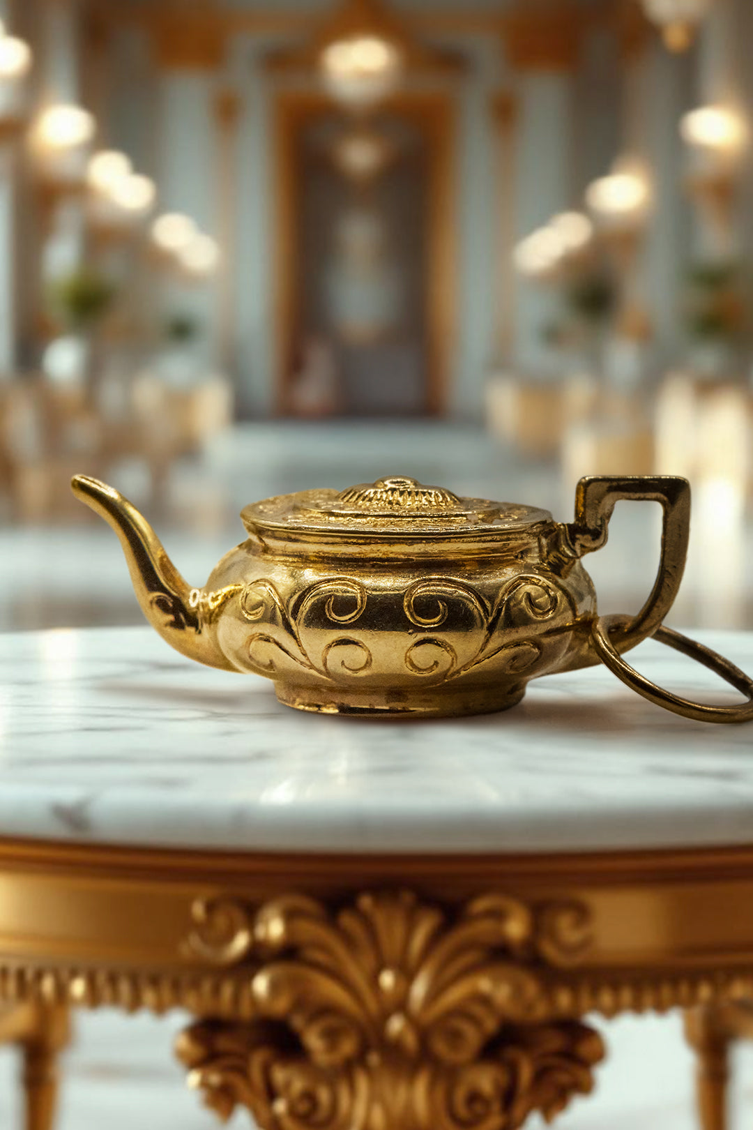The Enchanted Golden Teapot Charm (375 9ct gold, made in 1977)