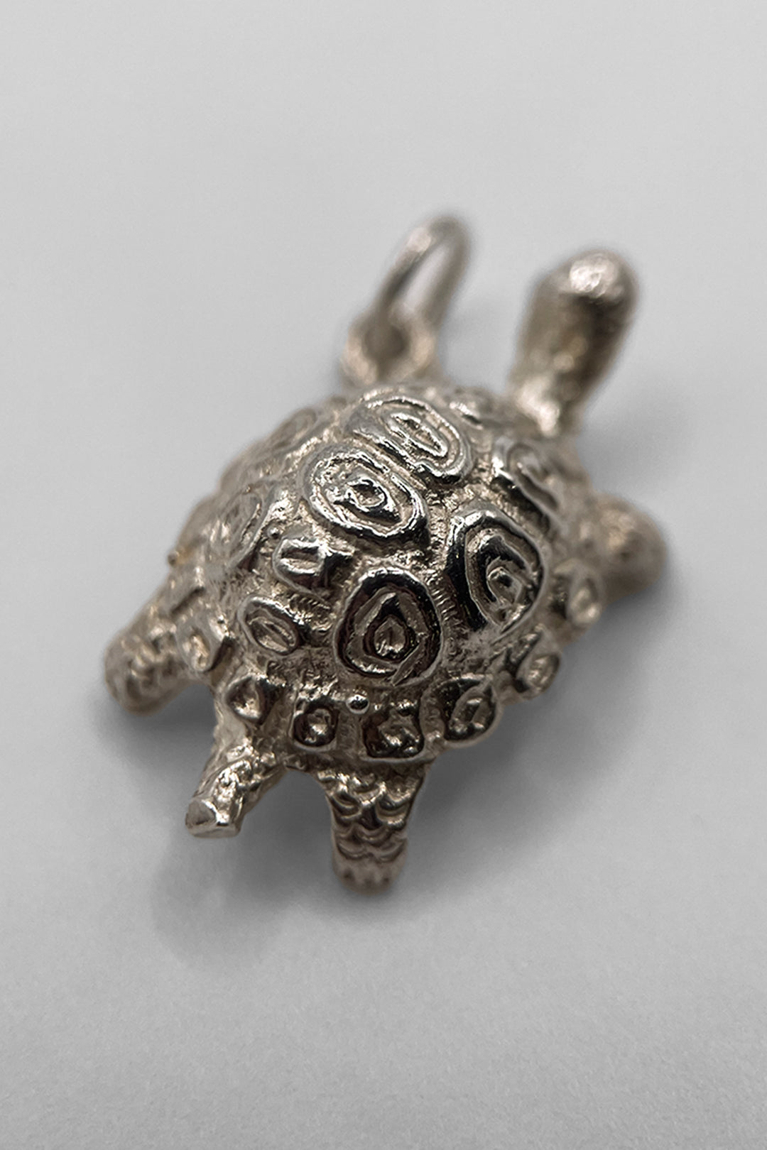 The Steady Tortoise of Wisdom Vintage Charm (925 Sterling Silver made c 1950 - 1970)