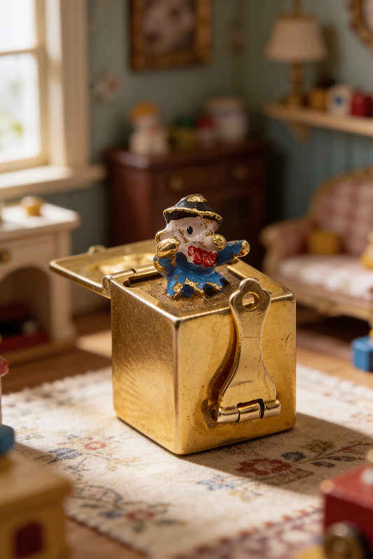 The Childhood Jack in the Box Charm (375 9ct gold, made by Georg Jensen in 1961)