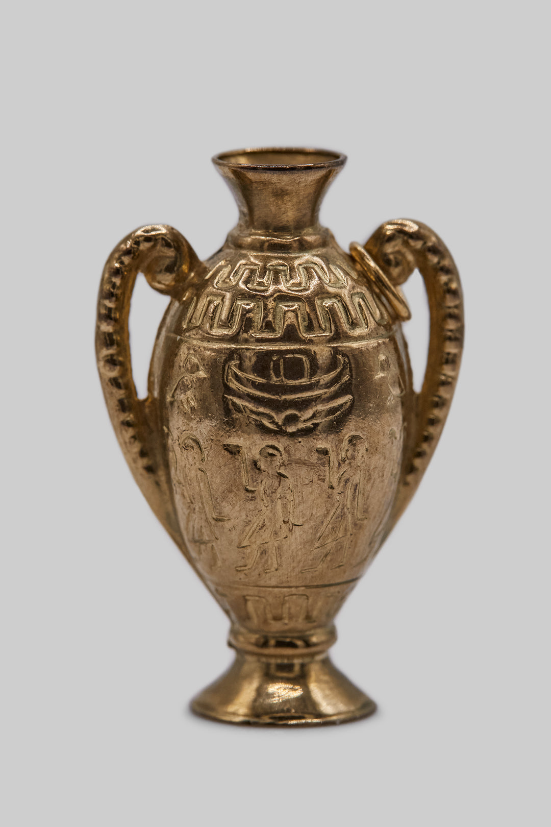 The Mummy's Ancient Egyptian Canopic Jar Charm (9ct Gold, made in 1965)