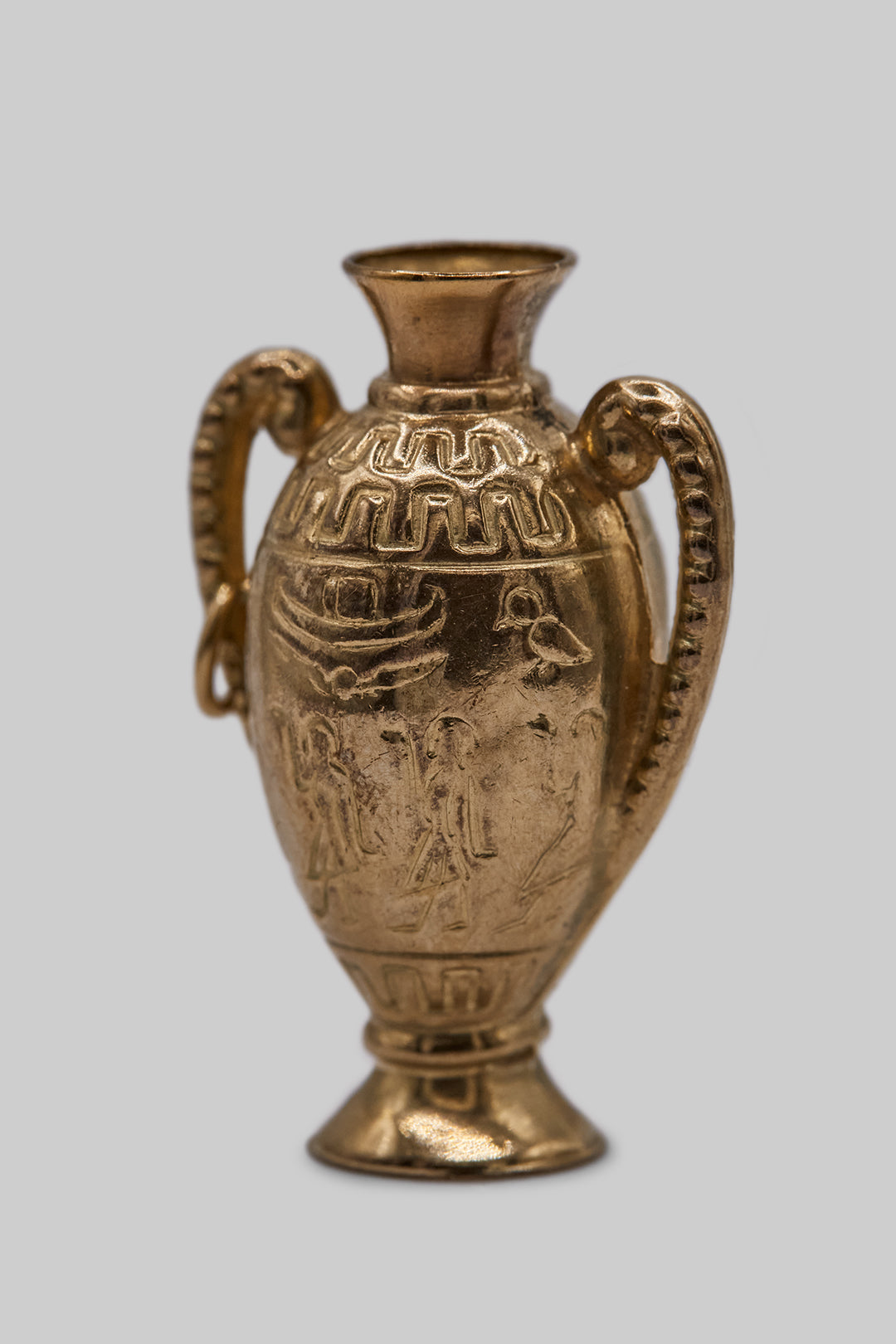 The Mummy's Ancient Egyptian Canopic Jar Charm (9ct Gold, made in 1965)