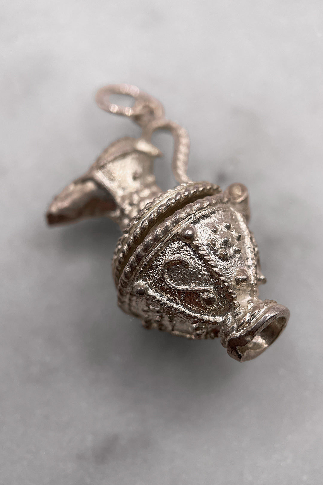 The Opening Royal Water Jug of the Palace Vintage Charm (925 Sterling Silver, made circa 1950 - 1970)